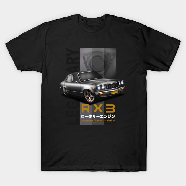 JDM RX3 Car T-Shirt by hardtbonez